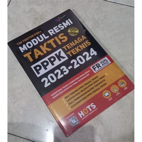 Jual MODUL RESMI TAKTIS PPPK TENAGA TEKNIS 2023 2024 Shopee Indonesia