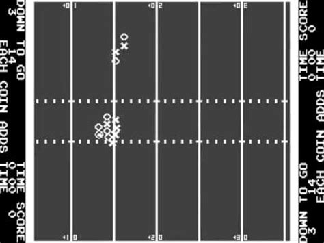 Atari Football Revision 2 MAME Gameplay Video Snapshot Rom Name