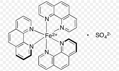 Ferroin Phenanthroline Chemistry Iron Ii Sulfate Png X Px