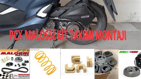 HONDA PCX MALOSSİ KİT VE DR PULLEY MONTAJI YouTube