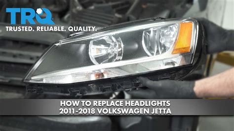 How To Replace Headlights Volkswagen Jetta Youtube