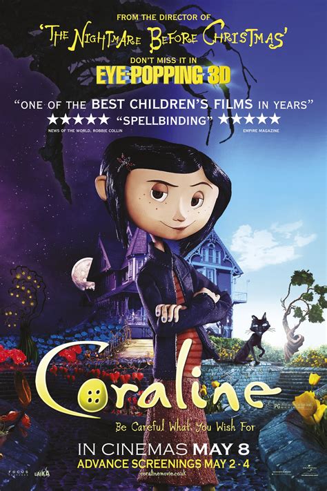 Coraline (#35 of 36): Mega Sized Movie Poster Image - IMP Awards