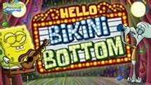 Bob Esponja Hello En El Fondo De Bikini Jugar Juegos Y Minijuegos Online Gratis