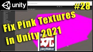 how to fix pink textures in unity