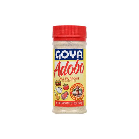 Goya Adobo All Purpose Seasoning With Pepper Shop Goya