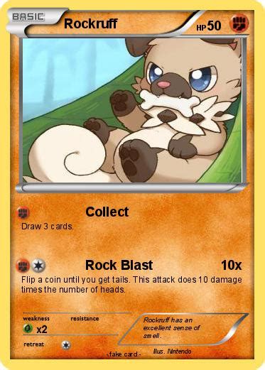 Pokémon Rockruff 8 8 - Collect - My Pokemon Card