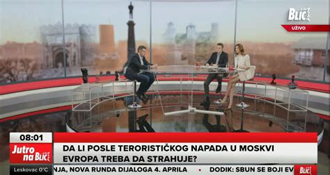 Počinje Jutro na Blicu Da li Evropi preti opasnost od terorističkog