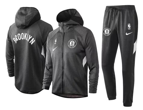 Conjunto Agasalho Nike Nba Thermaflex Showtime Brooklyn Nets