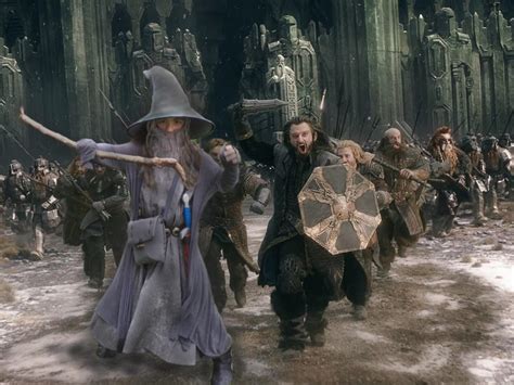 Gandalf At The Battle Of Five Armies By Ahplonker On Deviantart