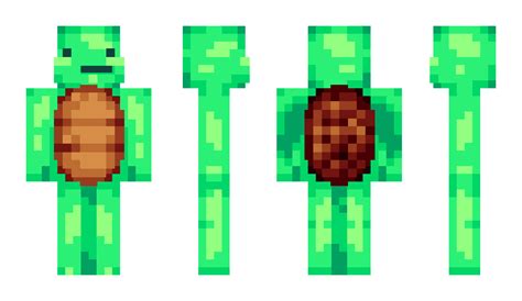 Turtle Minecraft Skin 64x64 Steve