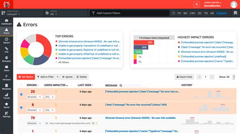 JavaScript Error Monitoring TrackJS