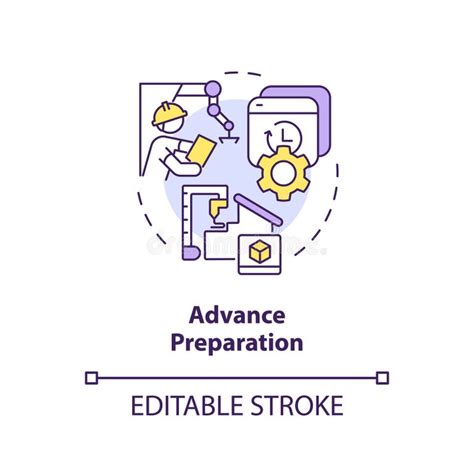preparation advance stock illustrations  preparation advance stock