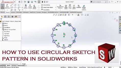 How To Use Circular Sketch Pattern In Solidworks Thinknext