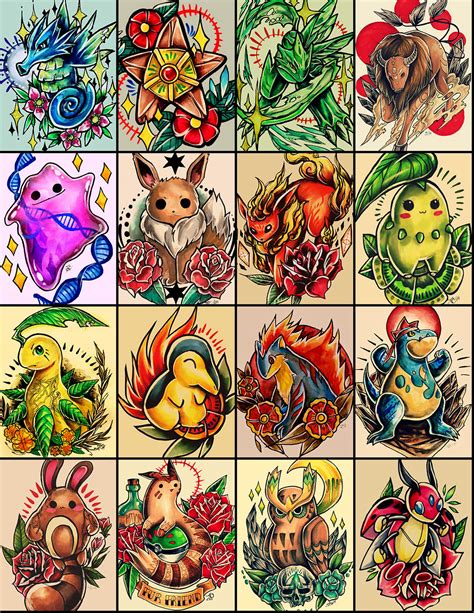 Pokemon Tattoo Designs Behance