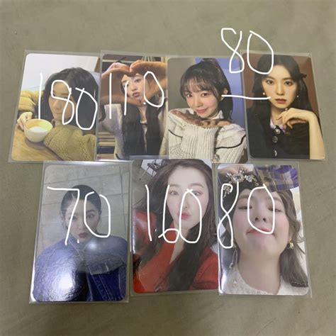 Wts Lfb Red Velvet Irene Seulgi Yeri Photocard Hobbies Toys