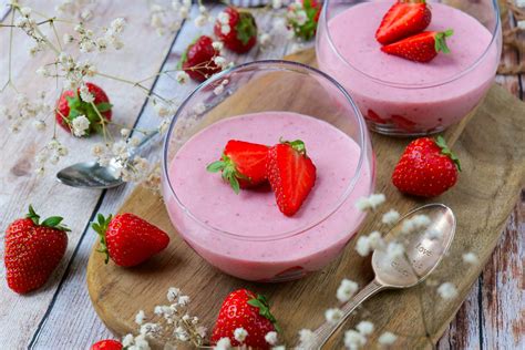 Mousses Aux Fraises Faciles Healthyfood Creation