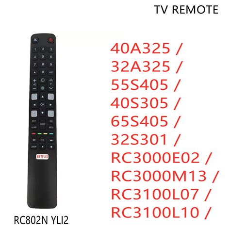 New Original Rc N Yli For Rca Tcl Hitachi Smart Tv Remote Control