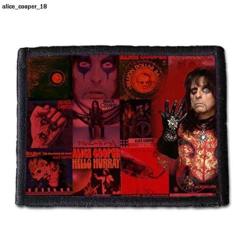 Alice Cooper 18 Small Printed Patch King Of Patches