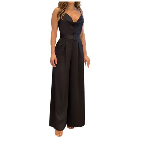Jumpsuit for Women Dressy Casual Business Prom Formal One-piece Outfit