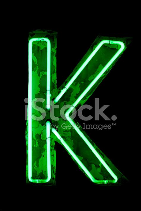 Old Neon Light Letter K Stock Photo | Royalty-Free | FreeImages