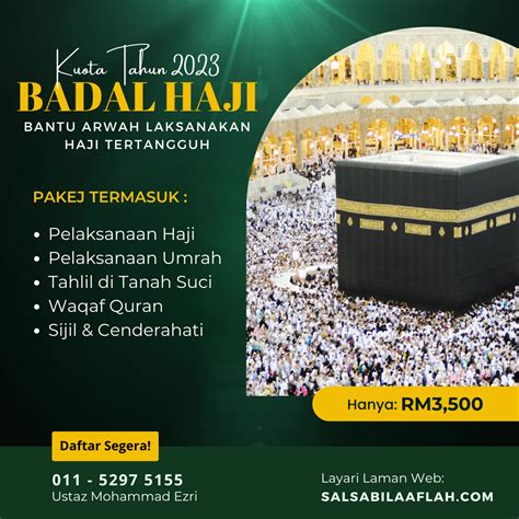 Daftar Upah Haji Badal Haji Mudah Daftar Online Agensi