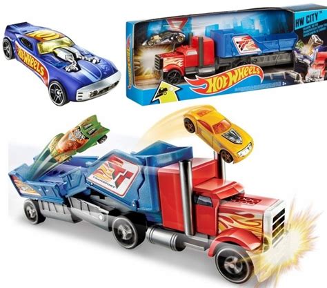 Hot Wheels LAWETA Ciężarówka KRAKSA Autko Y1868 TV 7641254098 oficjalne archiwum Allegro