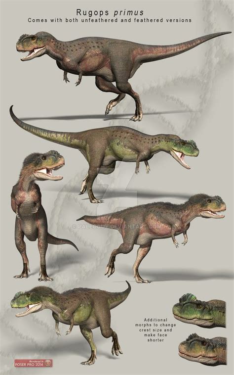 Rugops Primus Late Cretaceous 95 Ma Theropoda Described By Sereno