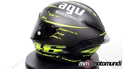 Motorcycle Racing Helmet Gp R E2205 Top Track Project 46 Carbon Matt