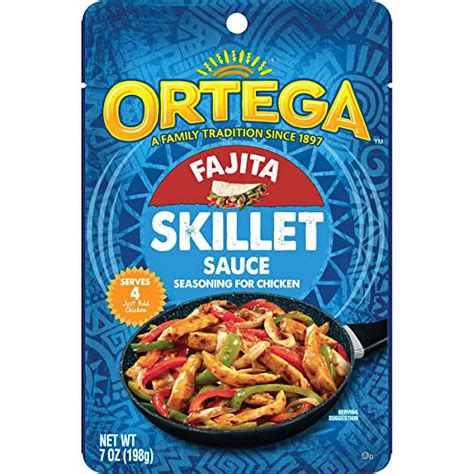 Ortega Skillet Sauce Fajita Sauce 7 Ounce Pack Of 6