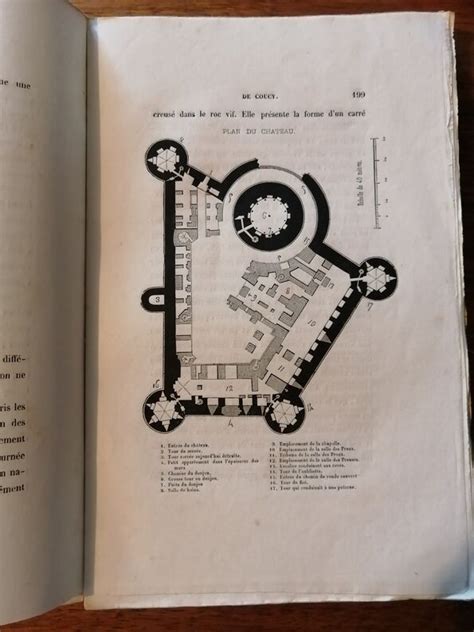 Histoire de la ville et des sires de Coucy le château 1848 MELLEVILLE