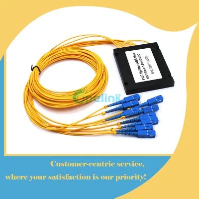 X Plc Fiber Splitter Sc Apc Connectors Abs Box Enclosure China