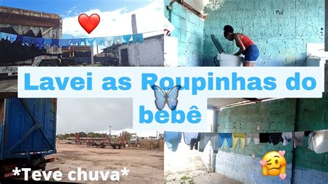 Lavando As Roupinhas Do Beb Dias De Muito Trabalho