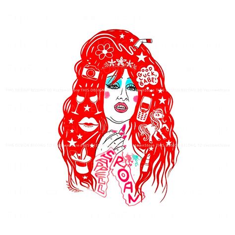 Retro Chappell Roan Good Luck Babe PNG