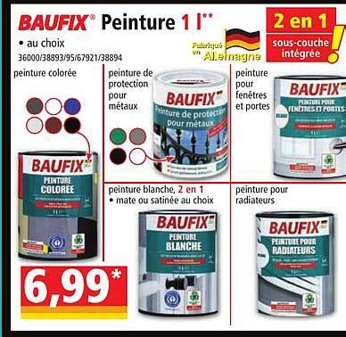 Promo Peinture L Baufix Chez Norma Icatalogue Fr