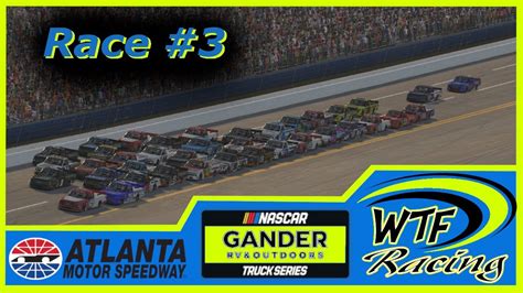 IRacing WTF Racing Super Speedway League Race 3 Trucks Atlanta