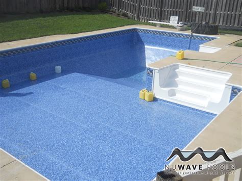 Beavercreek Ohio Vinyl Pool Liner Mountain Top W Sierra Bottom