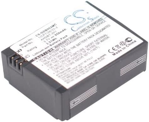 Аккумулятор для камеры GoPro Hero 3/3+ Batimex BCA002, LiPo 950mAh ...
