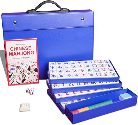 Jongyance Chinese Mahjong Set Large Mahjong Tiles Set With