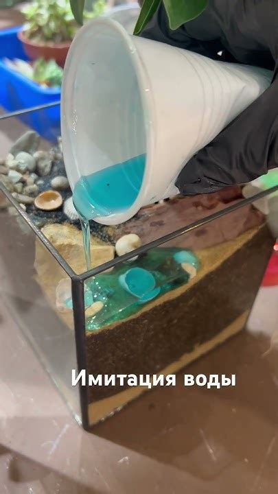 Имитация воды во флорариумах 💜 сделай на нашем мастер-классе #флорариум ...