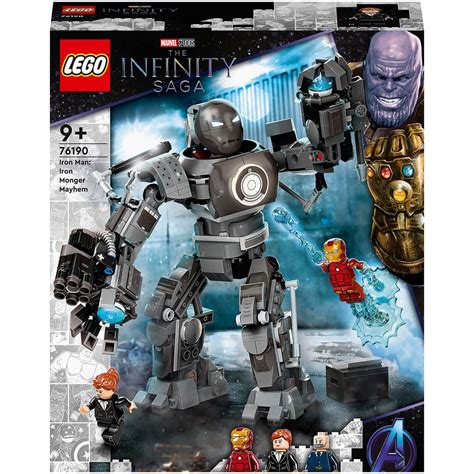 LEGO 76190 Marvel Iron Man: Caos de Iron Monger, Juguete de ...