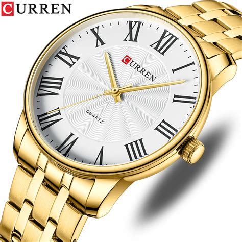 CURREN новые роскошные Брендовые мужские Часы повседневные Бизнес ...