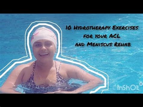 Aquatic Acl And Meniscus Rehab Hydrotherapy Exercises Youtube