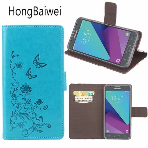 Hongbaiwei Caso Sacos Para Samsung Galaxy J3 2017 Capa De Couro