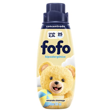 Amaciante De Roupa Concentrado Amarelo Chamego Fofo Frasco Ml Gtin