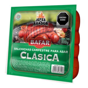 Salchicha para Asar Clásica 800 g Bafar