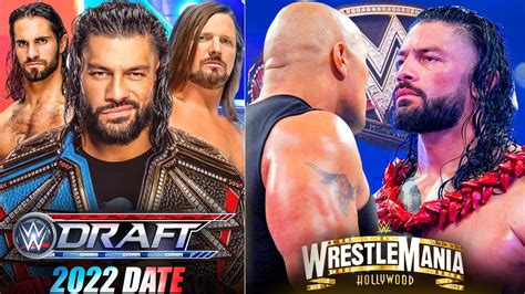 Wwe Draft Date Spoiler Leaked Roman Reigns Vs The Rock Title