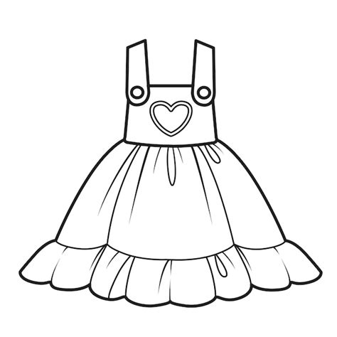 Lady Dress Clipart Black And White Hearts