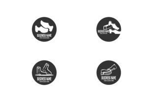 Black Shoes Silhouette Logo Vector Graphic by fahrul.junianto · Creative Fabrica