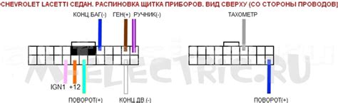 Установка автосигнализации на Chevrolet Lacetti - Точки подключения ...