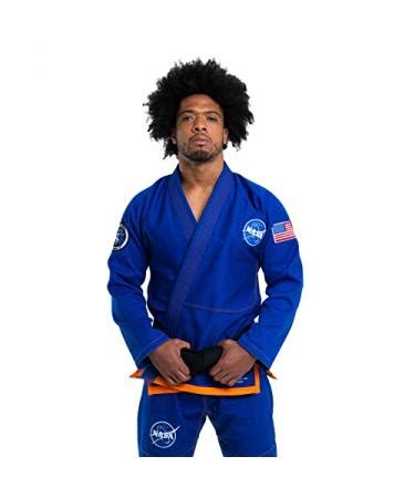 Sanabul NASA BJJ Jiu Jitsu Gi Blue/Orange A3 - Special Sizing Guide Included